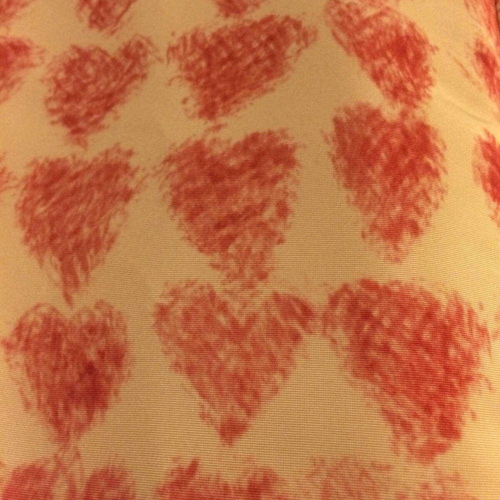 ❌SOLD❌NWT RED VALENTINO Pink Painted Hearts Faille Dresses - Picture 7 of 8